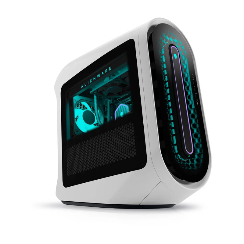 Dell Alienware Aurora R15 Gaming Desktop PC - White - كمبيوتر